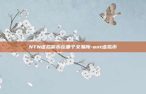 NTN虚拟货币在哪个交易所-ont虚拟币