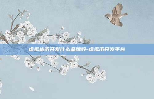 虚拟货币开发什么品牌好-虚拟币开发平台