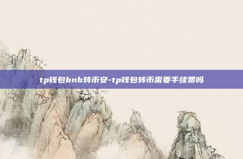 tp钱包bnb转币安-tp钱包转币需要手续费吗