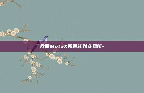 欧意MetaX如何转到交易所-