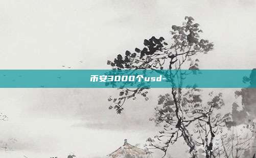 币安3000个usd-