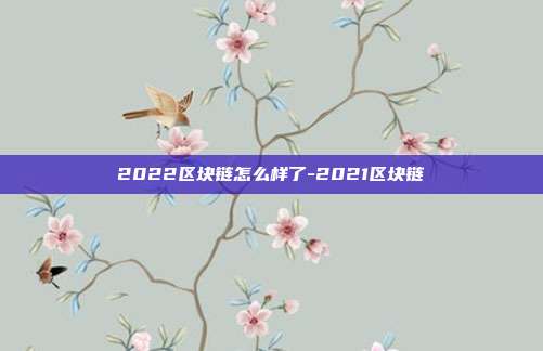 2022区块链怎么样了-2021区块链