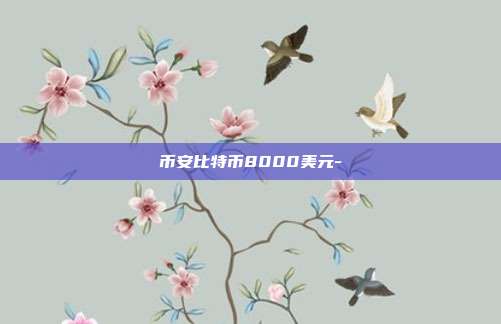 币安比特币8000美元-