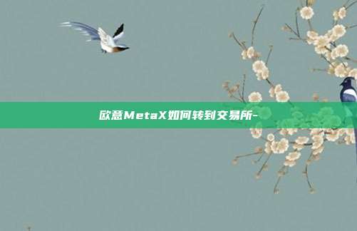 欧意MetaX如何转到交易所-