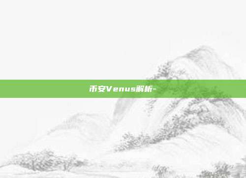 币安Venus解析-