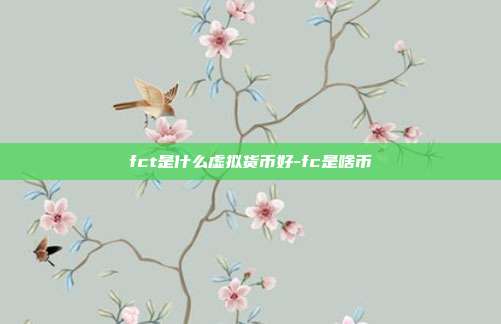 fct是什么虚拟货币好-fc是啥币