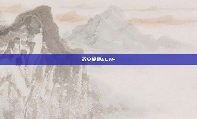 币安提现ECH-