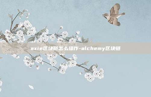 axie区块链怎么操作-alchemy区块链