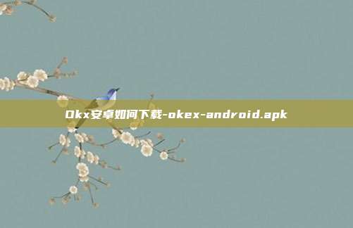 Okx安卓如何下载-okex-android.apk