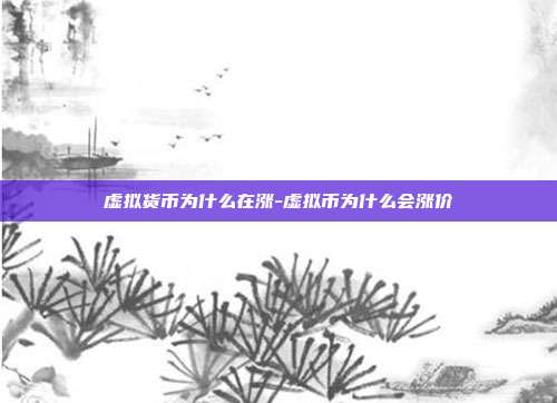 虚拟货币为什么在涨-虚拟币为什么会涨价