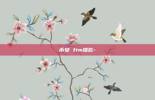 币安 ftm提款-