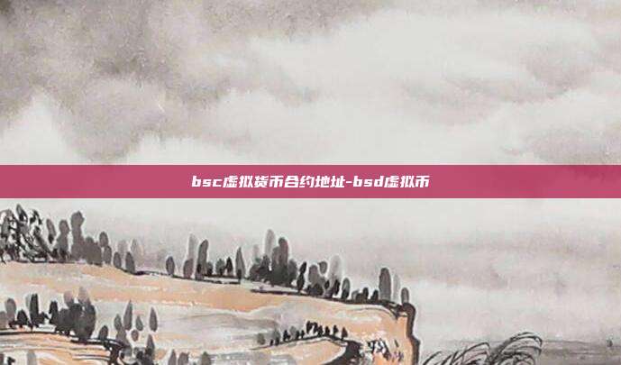 bsc虚拟货币合约地址-bsd虚拟币