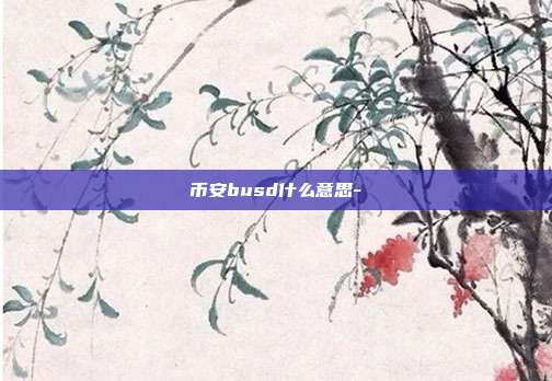 币安busd什么意思-