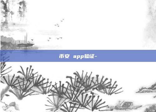 币安 app验证-