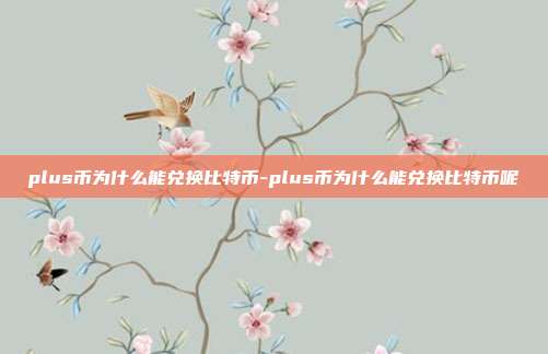 plus币为什么能兑换比特币-plus币为什么能兑换比特币呢