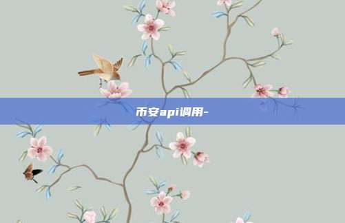 币安api调用-