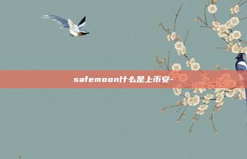 safemoon什么是上币安-