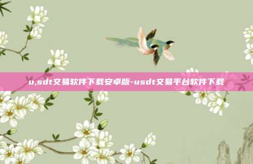 u,sdt交易软件下载安卓版-usdt交易平台软件下载