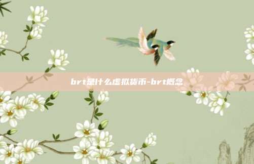 brt是什么虚拟货币-brt概念