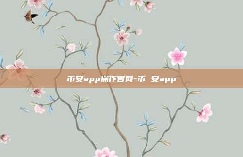 币安app操作官网-币 安app