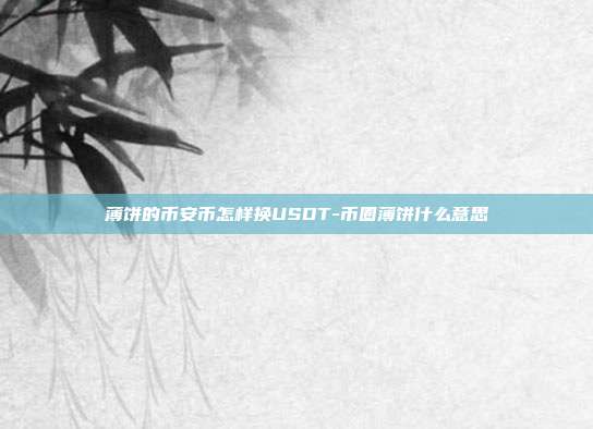 薄饼的币安币怎样换USDT-币圈薄饼什么意思