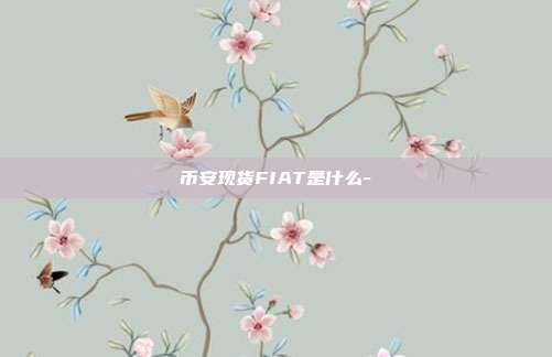 币安现货FIAT是什么-